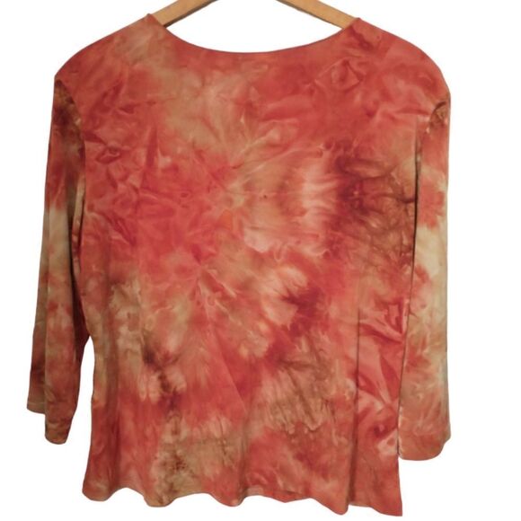 Y2K Embroidered Faux Wrap Top M Indie Fairy Bohemian Hippie Sequins Whimsigoth - Picture 10 of 16